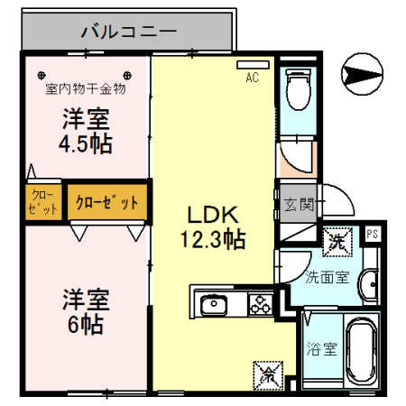 【間取り】 | FLAIR桑田