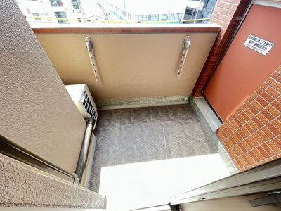 【バルコニー】 | リフレスロイヤルシティIV | お洗濯に便利なバルコニー！