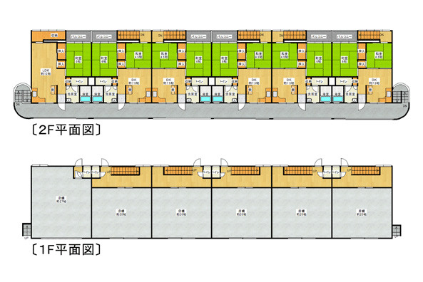 八千代市高津　店舗付き住宅の間取り