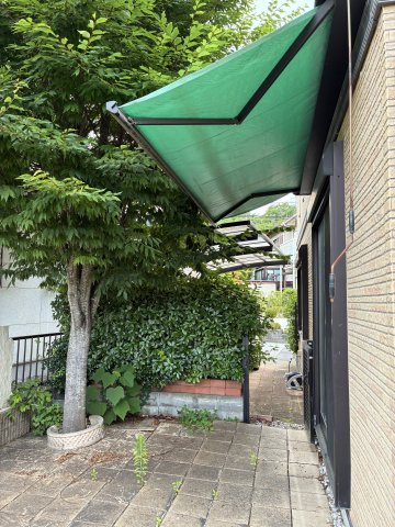 けやき坂１丁目　中古戸建のその他|オーニングの下でBBQや水遊びなど楽しめますね(^^♪