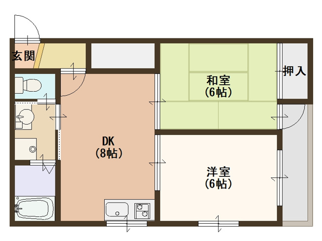【間取り】 | トミー弐番館