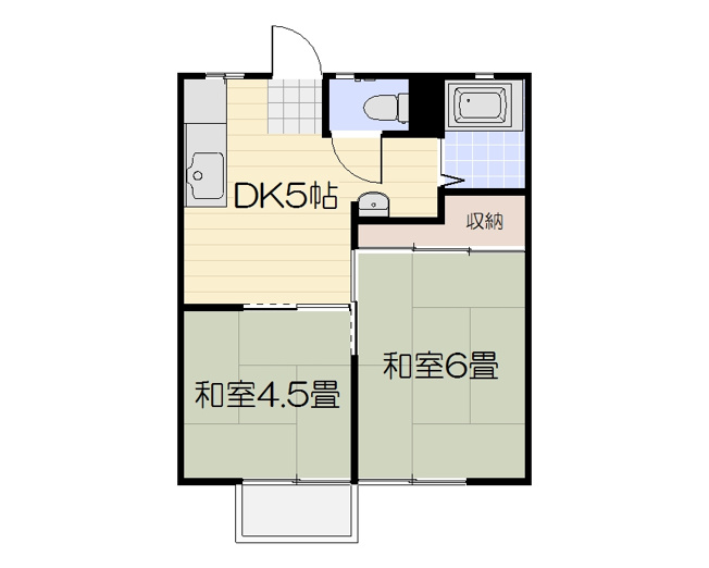 【間取り】 | 後神ハイライズC