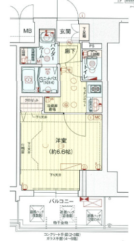 【間取り】 | プレサンス神戸元町ミューズ