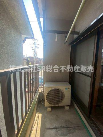 菱江5丁目中古戸建のバルコニー|外からの目を気にせずに洗濯物を干せます！