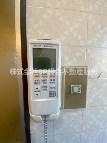 菱江5丁目中古戸建の設備|浴室乾燥機があり雨の日には洗濯物を乾燥できるので便利です♪