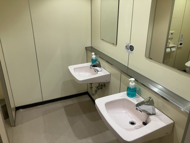 第５東ビルの洗面所
