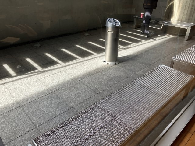 祐真ビル本館のバルコニー