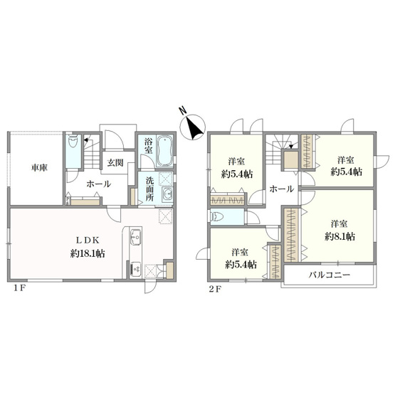 【間取り】 | 星陵台５丁目新築戸建