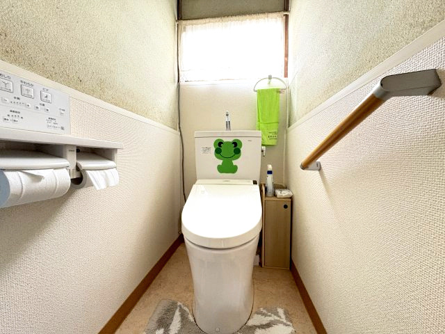 350㎡越え宅地！足利市梁田町　平屋建てのトイレ|落ち着いた色調のトイレです