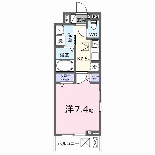 ルーベル桜井の間取り|間取図