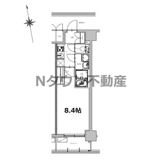 【間取り】 | S-RESIDENCE今池beleta | 間取りです。