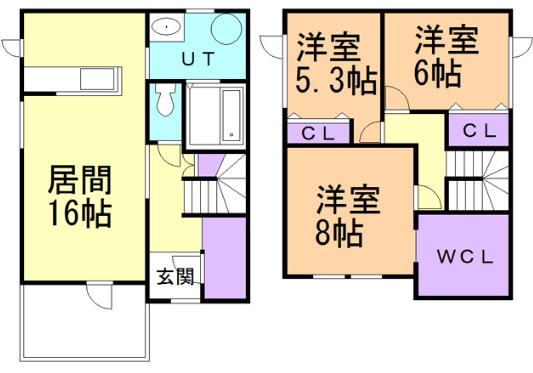 R　PARK　Ⅲの間取り