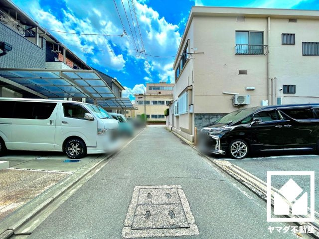 南区東九条西明田町の前面道路含む現地写真