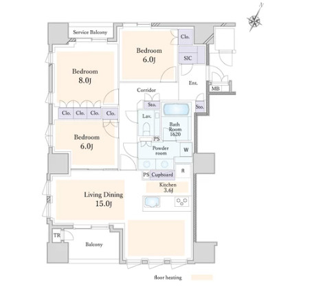 ★仲介手数料無料★PREMIST KUDAN（都心アクセスへの良さを求める方には魅力的な選択肢です）の間取り