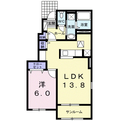 アッシュ１０の間取り