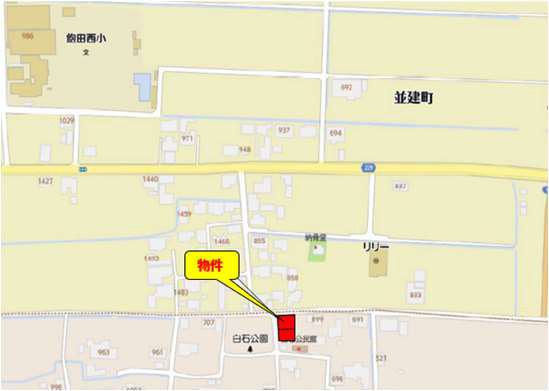 よかタウン／南区白石町2期／１号棟の地図