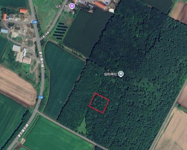 売土地　更別村字弘和の周辺