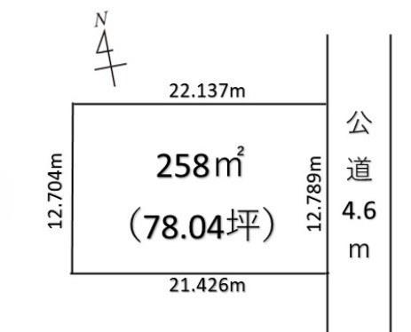 伊勢崎市寿町 1170万 土地