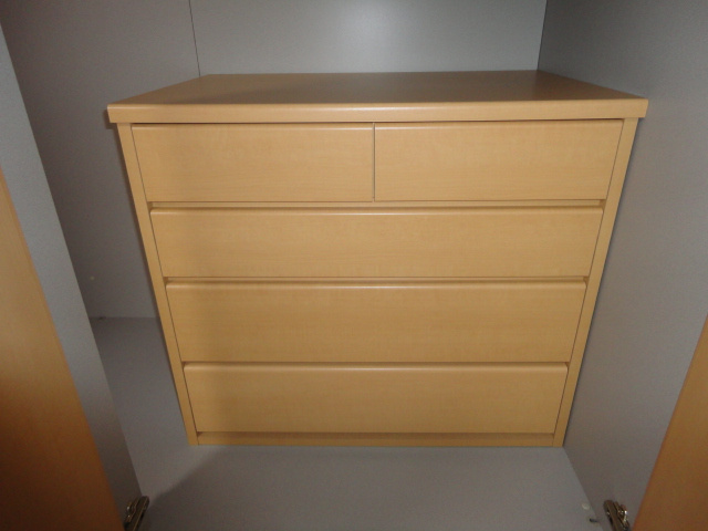 フレッシュパレス堀越の収納|クローゼット内タンス