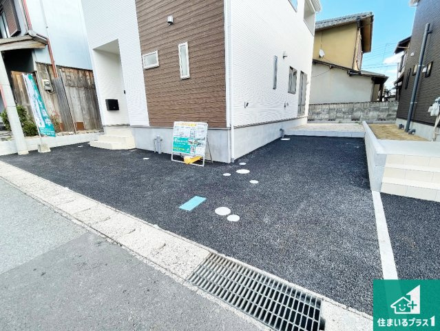 大津市坂本　第33期　新築一戸建ての駐車場|駐車スペース！散水栓があるので、こまめに愛車を洗えます！