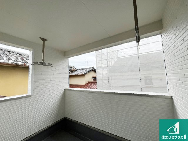 大津市坂本　第33期　新築一戸建てのバルコニー|日当たりのよいバルコニー！お部屋が開放的に！