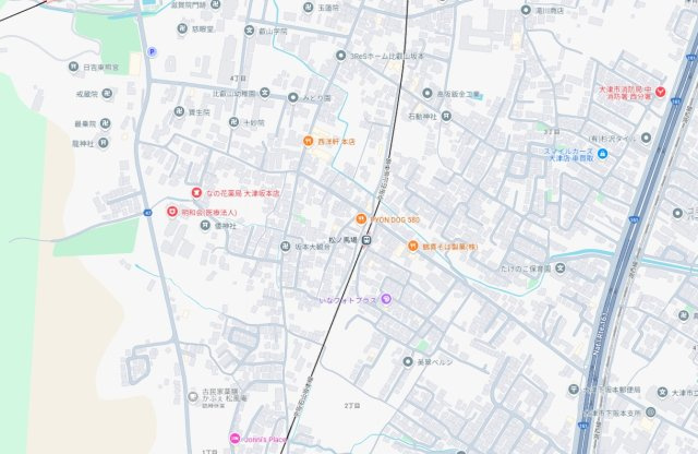 大津市坂本　第33期　新築一戸建ての地図