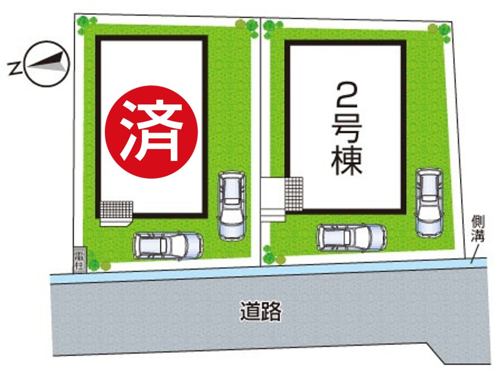 大津市坂本　第33期　新築一戸建ての区画図|全2区画