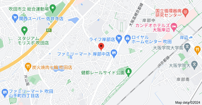 フェンネル千里の地図
