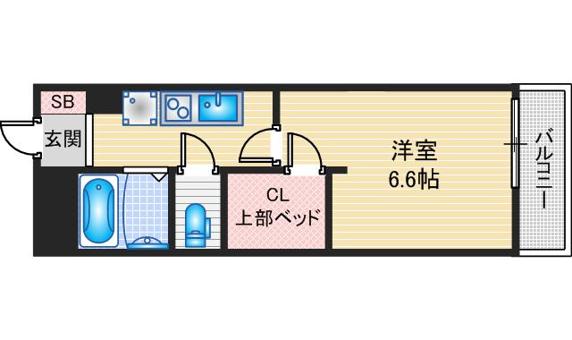 フェンネル千里の間取り