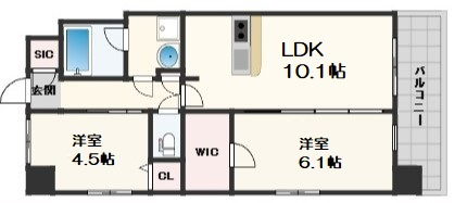 【間取り】 | スプランディッド梅田グランノース