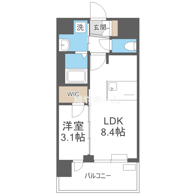 プレサンス東小橋エレディータ の間取り