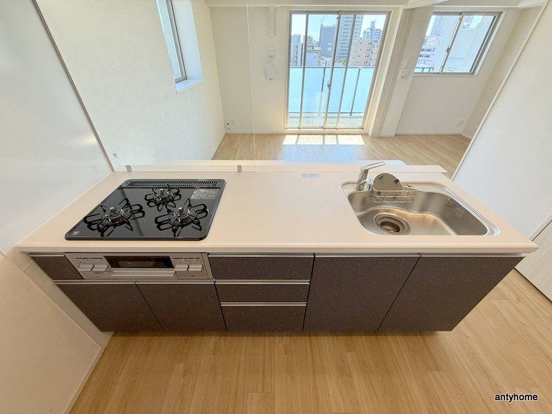 スプランディッド城東関目　仲介手数料無料のキッチン