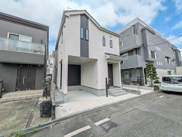 八王子市　大和田町　新築一戸建て　６期の外観|～京王八王子駅徒歩17分　スーパー・コンビニ徒歩5分圏内　省エネ性能認定住宅～