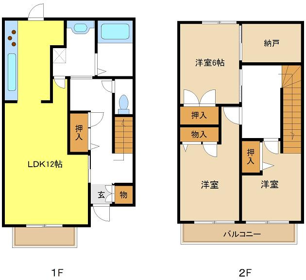 グランバリエ下山の間取り