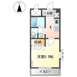 【間取り】 | グランセ田宮Ⅱ