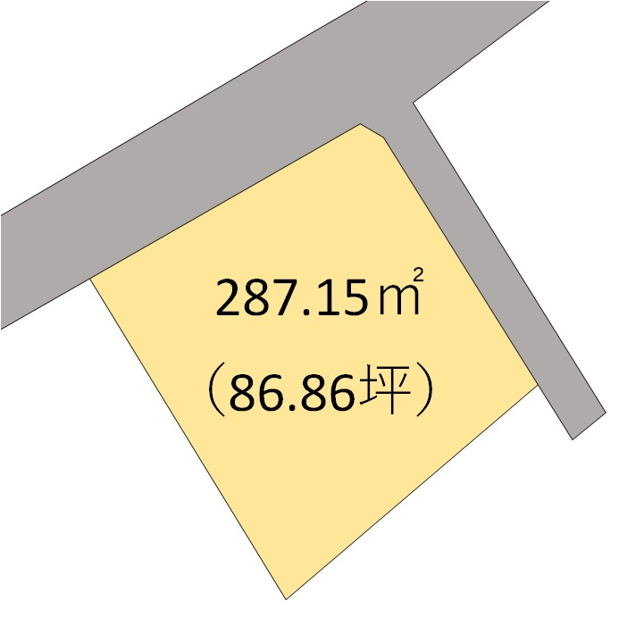 和歌山市神前・土地・127198の区画図