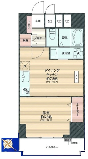 【間取り】 | サンライズ蓮根