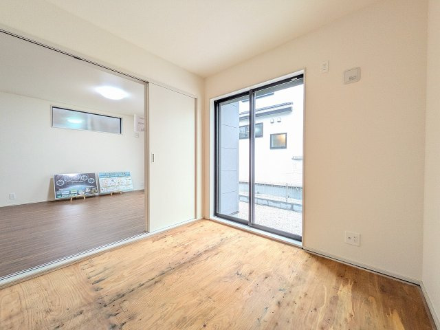 八王子市　下恩方町　新築一戸建て　１期の和室|～リビングに隣接している4.5帖の和室です～