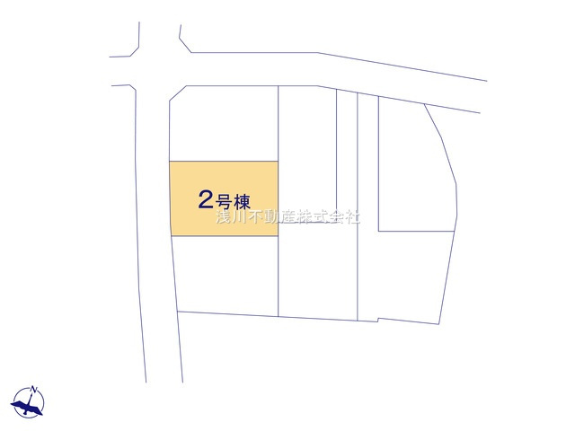 八王子市　下恩方町　新築一戸建て　１期の区画図|～全7棟の新しいコミュニティーが誕生～