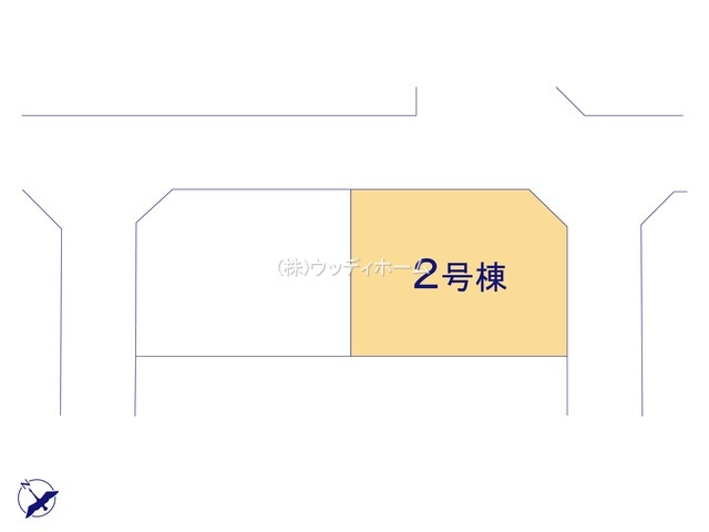 春日部市内牧第7　新築一戸建て　2号棟の区画図