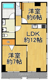 ハイツ相生の間取り