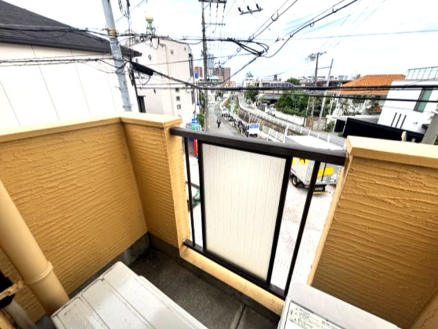 ハイメゾン岡本のバルコニー