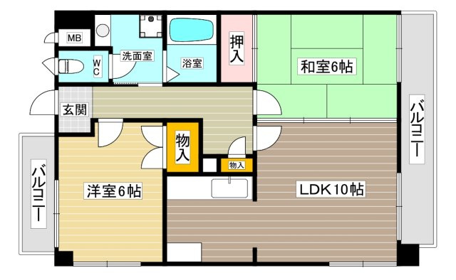 【間取り】 | リュミエール鶴田
