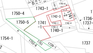 【土地図】 | 大津町中古住宅424坪