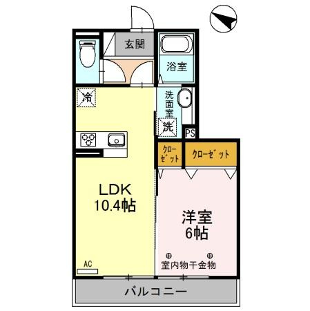 メゾン　アイリスの間取り
