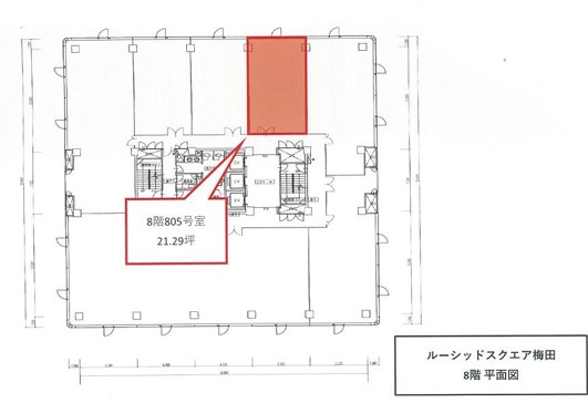 LUCID SQUARE UMEDAの区画図