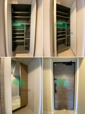 【玄関】 | S-RESIDENCE大橋FLUSS(エスRESIDENCE大橋フルス) | 下駄箱もしっかりついてます！