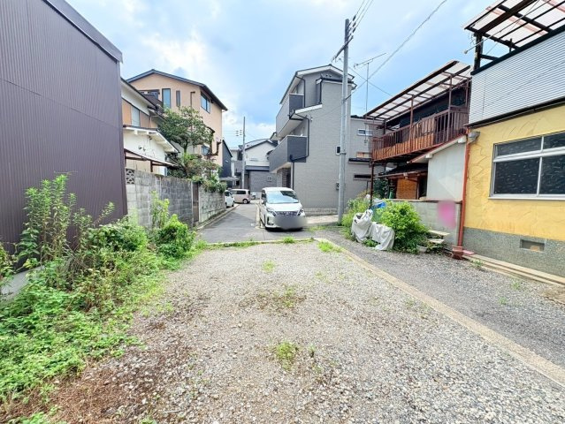 龍安寺西ノ川町の前面道路含む現地写真