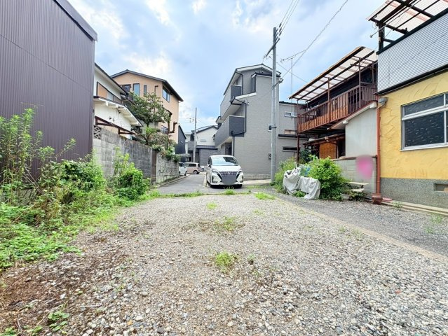 龍安寺西ノ川町の前面道路含む現地写真