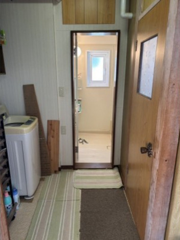 【釧路町別保10丁目】自然と家庭菜園を楽しむ平屋の暮らし + 土地２区画の洗面所|洗濯機置場♪